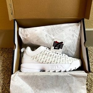 Women's Fila Disruptor 2 Clear Logo
